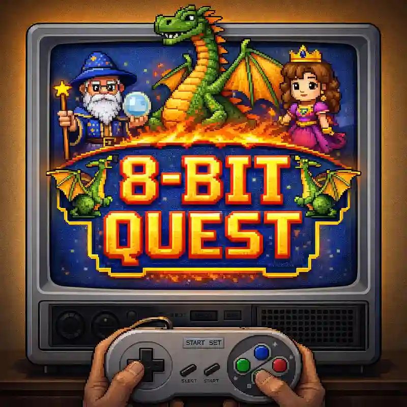 8-Bit Quest Casino Slot Game